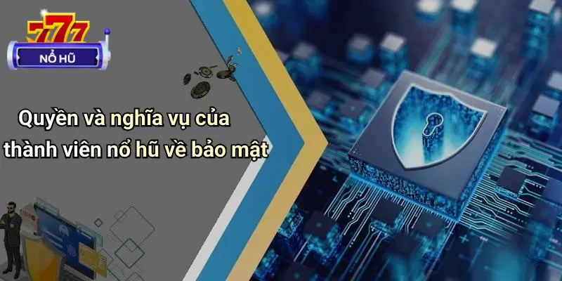Quyền và nghĩa vụ của thành viên nổ hũ về bảo mật
