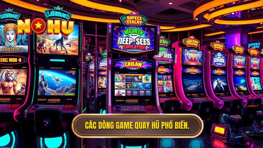 Các dòng game quay hũ phổ biến