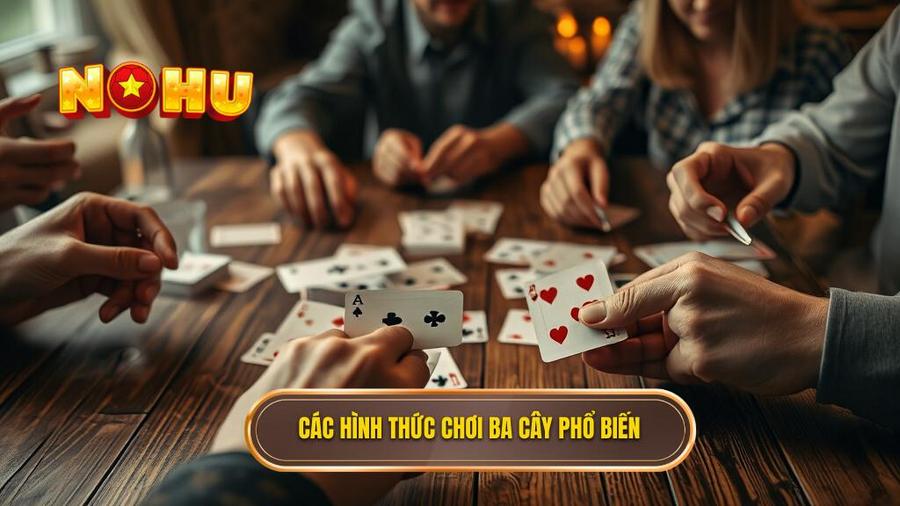 Các hình thức chơi ba cây phổ biến