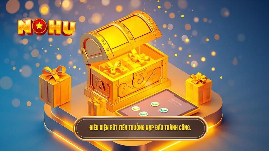 Điều kiện rút tiền thưởng nạp đầu thành công